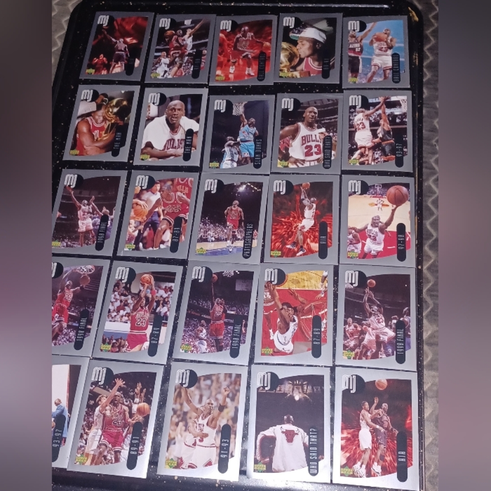 Michael Jordan 1998 Upper Deck Sticker Lot